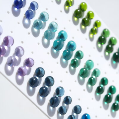 Glassperle - Smykkesett