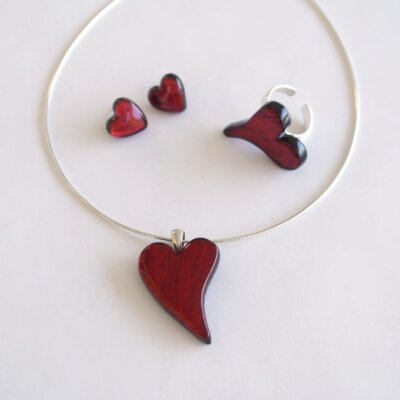 Hjerte - Smykkesett